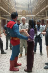 James Gunn Superman BTS